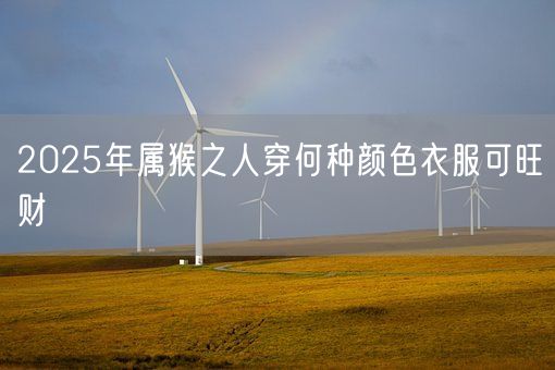 2025年属猴之人穿何种颜色衣服可旺财(图1)