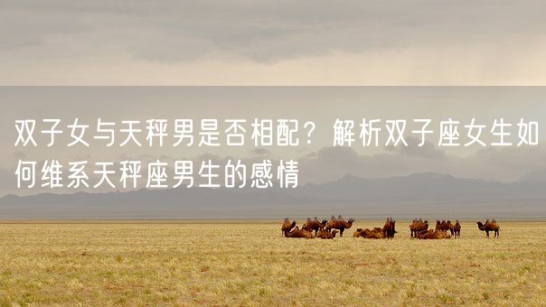 双子女与天秤男是否相配？解析双子座女生如何维系天秤座男生的感情(图1)