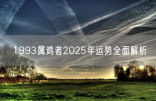 1993属鸡者2025年运势全面解析(图1)