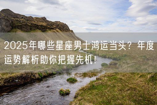 2025年哪些星座男士鸿运当头？年度运势解析助你把握先机！(图1)