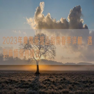 2023年摩羯座提运指南春季详解  遇到麻烦保持镇定