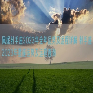 佩妮射手座2023年全年运势及运程详解 射手座2023年星座运势及运程查询