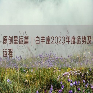 原创星运篇｜白羊座2023年度运势及运程
