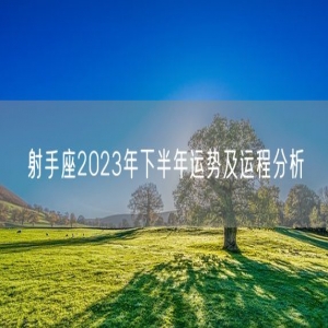 射手座2023年下半年运势及运程分析
