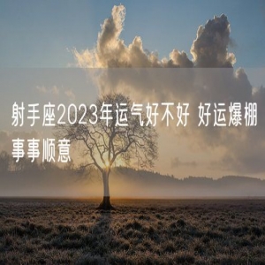 射手座2023年运气好不好 好运爆棚事事顺意