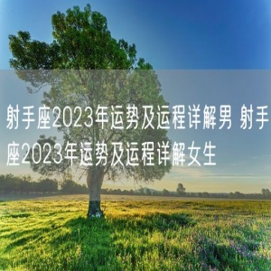 射手座2023年运势及运程详解男 射手座2023年运势及运程详解女生