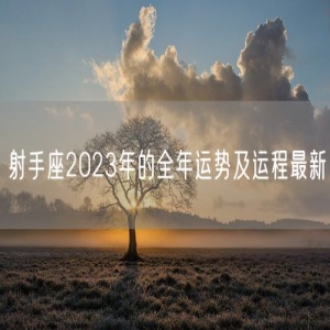 射手座2023年的全年运势及运程最新