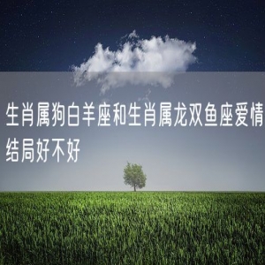 生肖属狗白羊座和生肖属龙双鱼座爱情结局好不好
