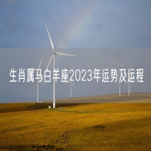 生肖属马白羊座2023年运势及运程