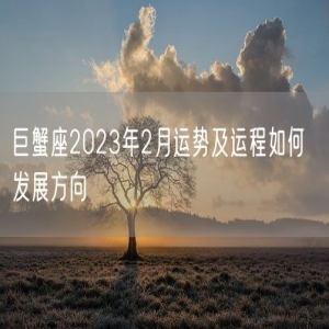 巨蟹座2023年2月运势及运程如何  发展方向
