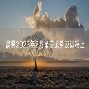 晨霁2023年2月星座运势及运程上