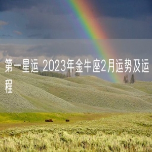 第一星运 2023年金牛座2月运势及运程