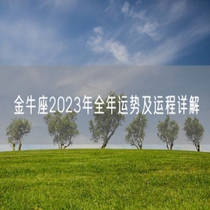 金牛座2023年全年运势及运程详解