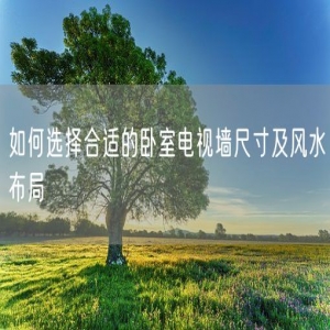 如何选择合适的卧室电视墙尺寸及风水布局