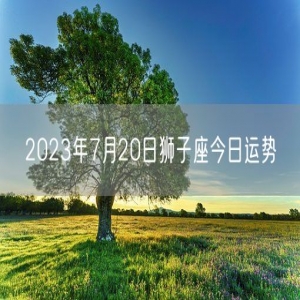 2023年7月20日狮子座今日运势