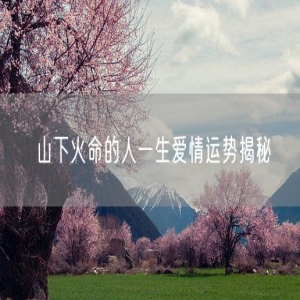 山下火命的人一生爱情运势揭秘