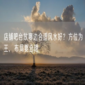 店铺吧台放哪边合适风水好？方位为王，布局要合理