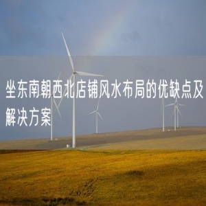 坐东南朝西北店铺风水布局的优缺点及解决方案