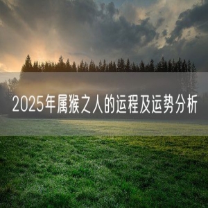 2025年属猴之人的运程及运势分析