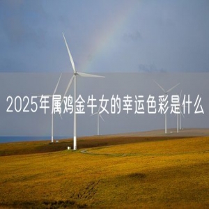 2025年属鸡金牛女的幸运色彩是什么