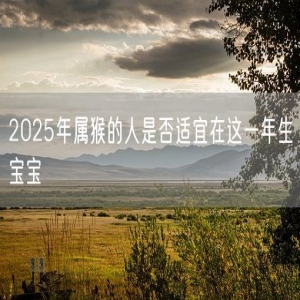 2025年属猴的人是否适宜在这一年生宝宝