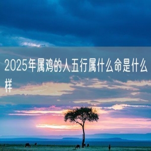 2025年属鸡的人五行属什么命是什么样