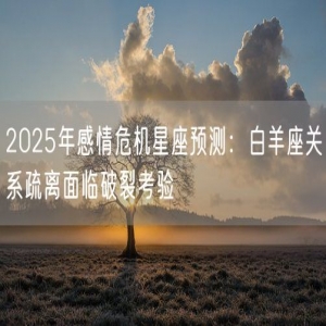 2025年感情危机星座预测：白羊座关系疏离面临破裂考验